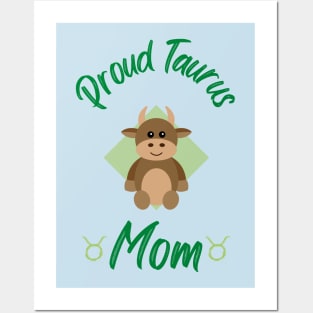 Proud Taurus Mom Astrology Zodiac Posters and Art